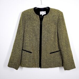 ADOLFO ZIPPER FRONT JACKET